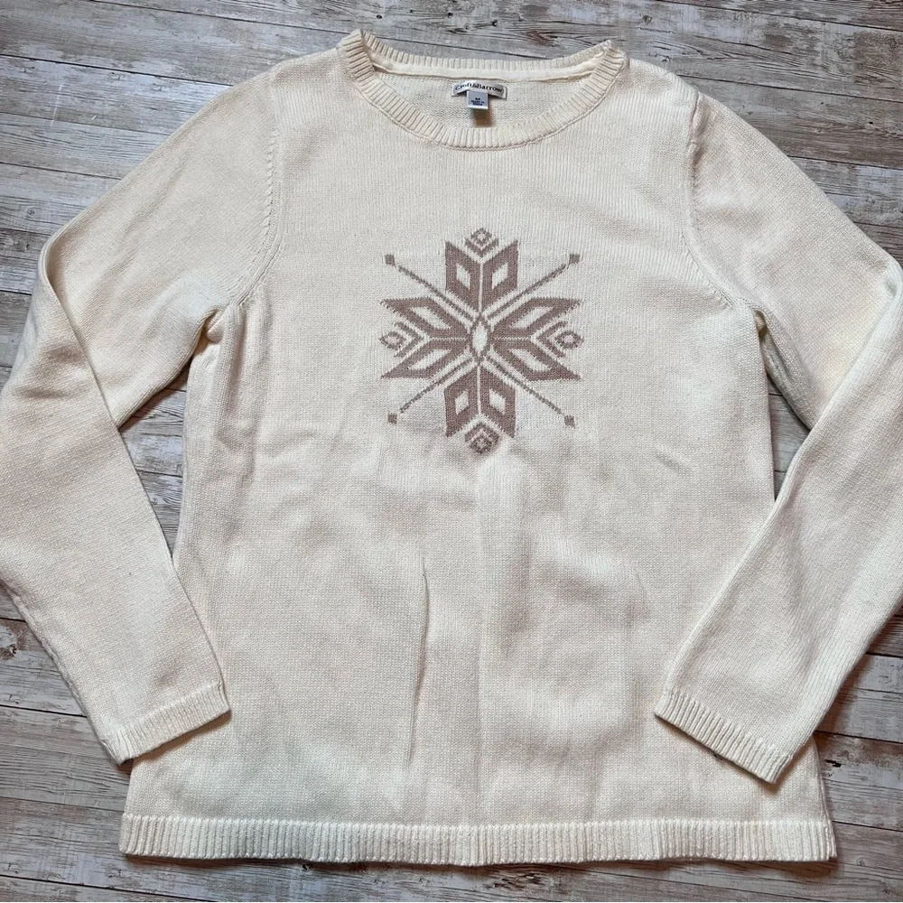 💙Croft & Barrow snowflake sweater - Picture 2 of 6